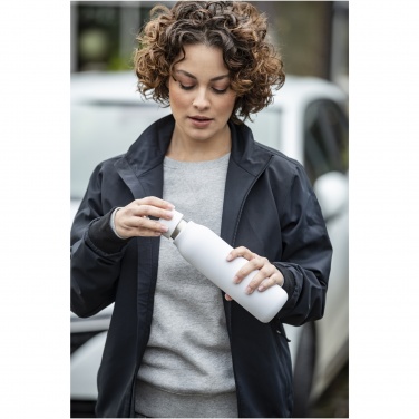 Logo trade promotional giveaway photo of: Marka 600 ml copper vacuum insulated bottle with metal loop