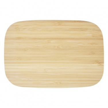 Logo trade corporate gifts picture of: Tite stainless steel lunch box with bamboo lid