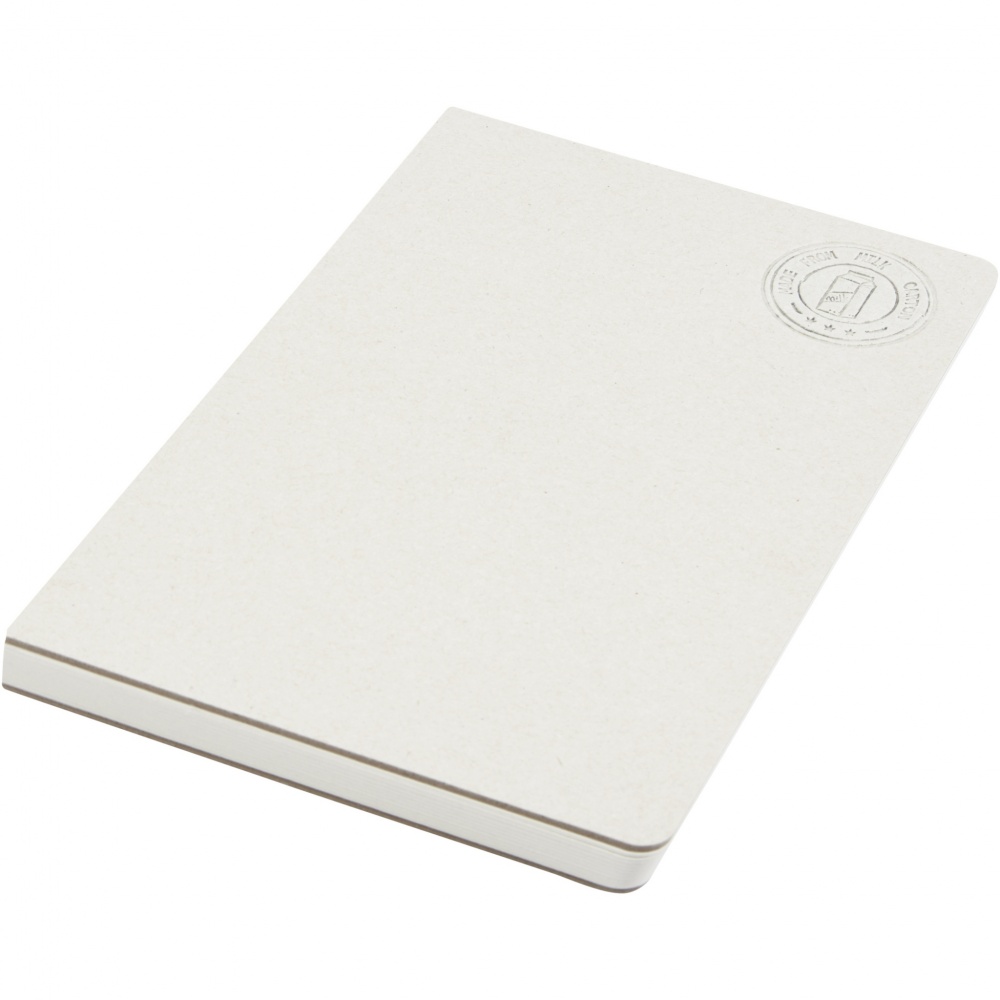 Logo trade corporate gift photo of: Dairy Dream A5 size reference recycled milk cartons spineless notebook