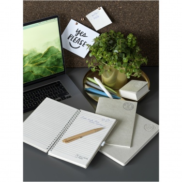 Logo trade promotional gifts image of: Dairy Dream A5 size reference recycled milk cartons spineless notebook