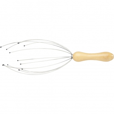 Logotrade business gift image of: Hator bamboo head massager