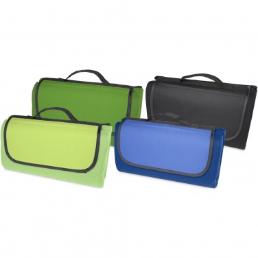 Logo trade business gifts image of: Salvie recycled plastic picnic blanket