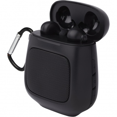 Logotrade corporate gift image of: Remix auto pair True Wireless earbuds and speaker