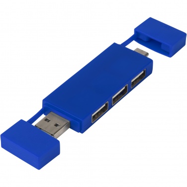 Logo trade advertising products picture of: Mulan dual USB 2.0 hub