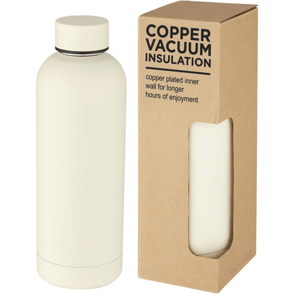 Logo trade promotional gifts image of: Spring 500 ml copper vacuum insulated bottle