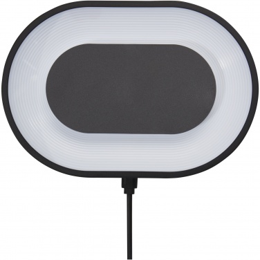 Logotrade promotional merchandise image of: Ray wireless charging pad with RGB mood light