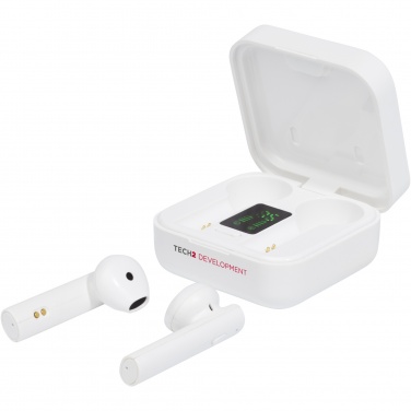 Logotrade promotional merchandise image of: Tayo solar charging TWS earbuds 