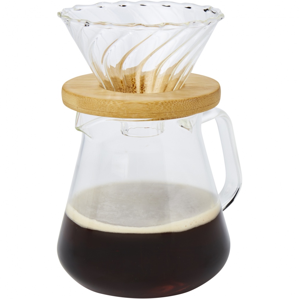 Logo trade promotional items picture of: Geis 500 ml glass coffee maker