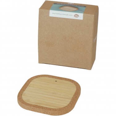 Logotrade advertising product picture of: Cerris 15W cork wireless charging pad