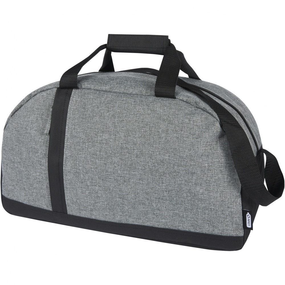 Logotrade promotional merchandise image of: Reclaim GRS recycled two-tone sport duffel bag 21L