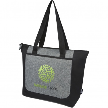 Logotrade promotional items photo of: Reclaim GRS recycled two-tone zippered tote bag 15L
