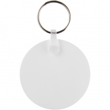Logo trade advertising products picture of: Tait circle-shaped recycled keychain