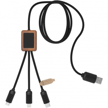 Logotrade promotional merchandise picture of: SCX.design C29 3-in-1 bamboo cable