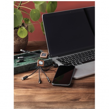 Logotrade promotional giveaways photo of: SCX.design C19 wooden easy to use cable