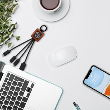 Logotrade promotional gift picture of: SCX.design C19 wooden easy to use cable