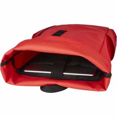 Logotrade promotional giveaways photo of: Byron 15.6" GRS RPET roll-top backpack 18L