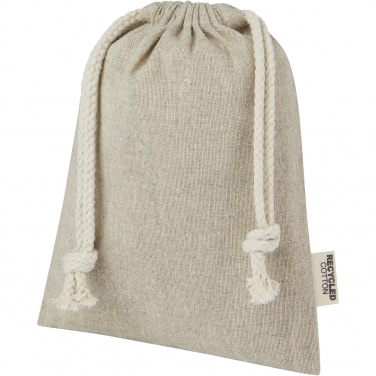 Logo trade promotional giveaway photo of: Pheebs 150 g/m² GRS recycled cotton gift bag small 0.5L