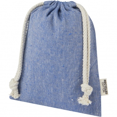 Logo trade corporate gifts image of: Pheebs 150 g/m² GRS recycled cotton gift bag small 0.5L