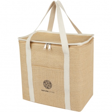 Logotrade corporate gift image of: Juta 300 g/m² jute cooler bag 19L