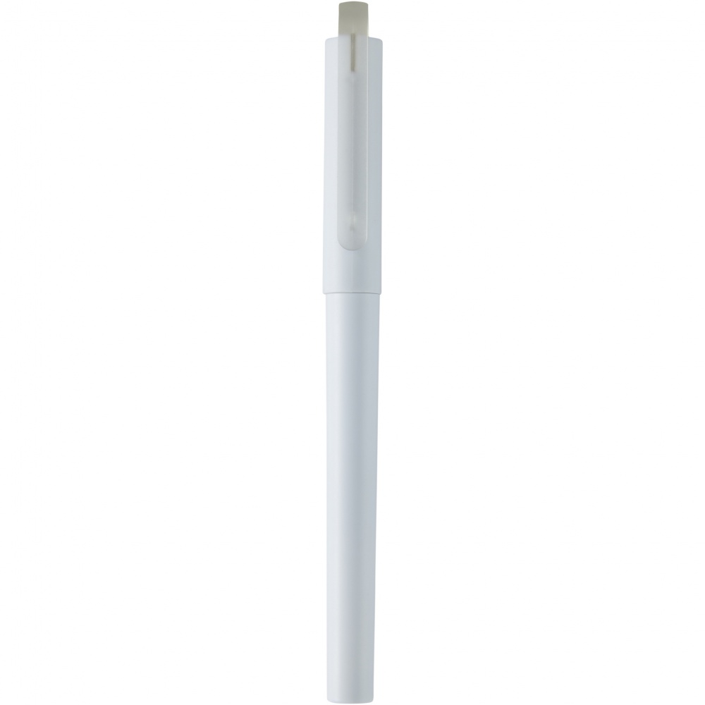 Logo trade promotional merchandise picture of: Mauna recycled PET gel rollerball pen