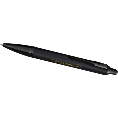 Logo trade business gift photo of: Parker IM achromatic ballpoint and rollerball pen set with gift box