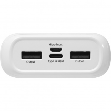 Logo trade promotional gifts image of: Electro 20.000 mAh recycled plastic power bank 