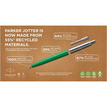 Logotrade promotional gifts photo of: Parker Jotter Recycled ballpoint pen