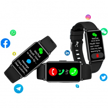 Logotrade promotional merchandise image of: Prixton AT806 multisport smartband with GPS