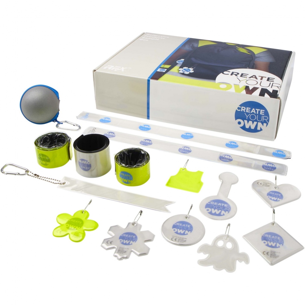 Logo trade promotional merchandise picture of: Reflective products sample box