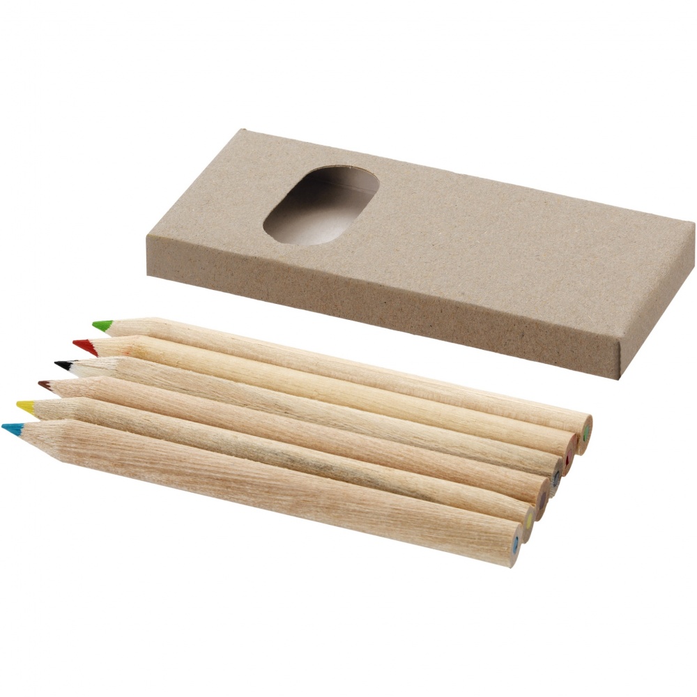 Logotrade business gift image of: Artemaa 6-piece pencil colouring set