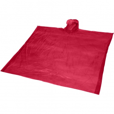 Logotrade promotional gift image of: Mayan recycled plastic disposable rain poncho with storage pouch