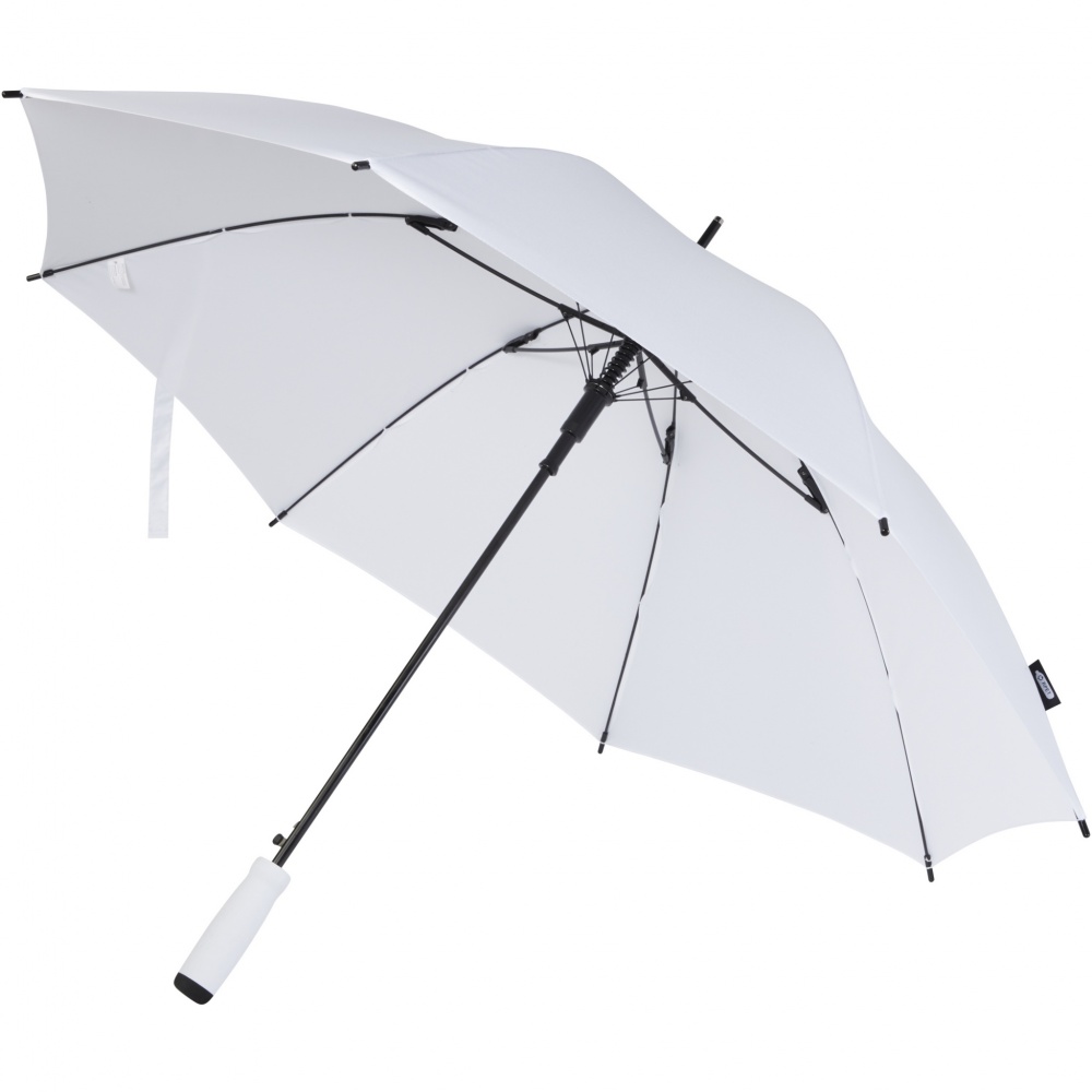 Logo trade promotional gift photo of: Niel 23" auto open recycled PET umbrella