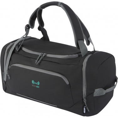 Logo trade corporate gift photo of: Aqua GRS recycled water resistant duffel backpack 35L
