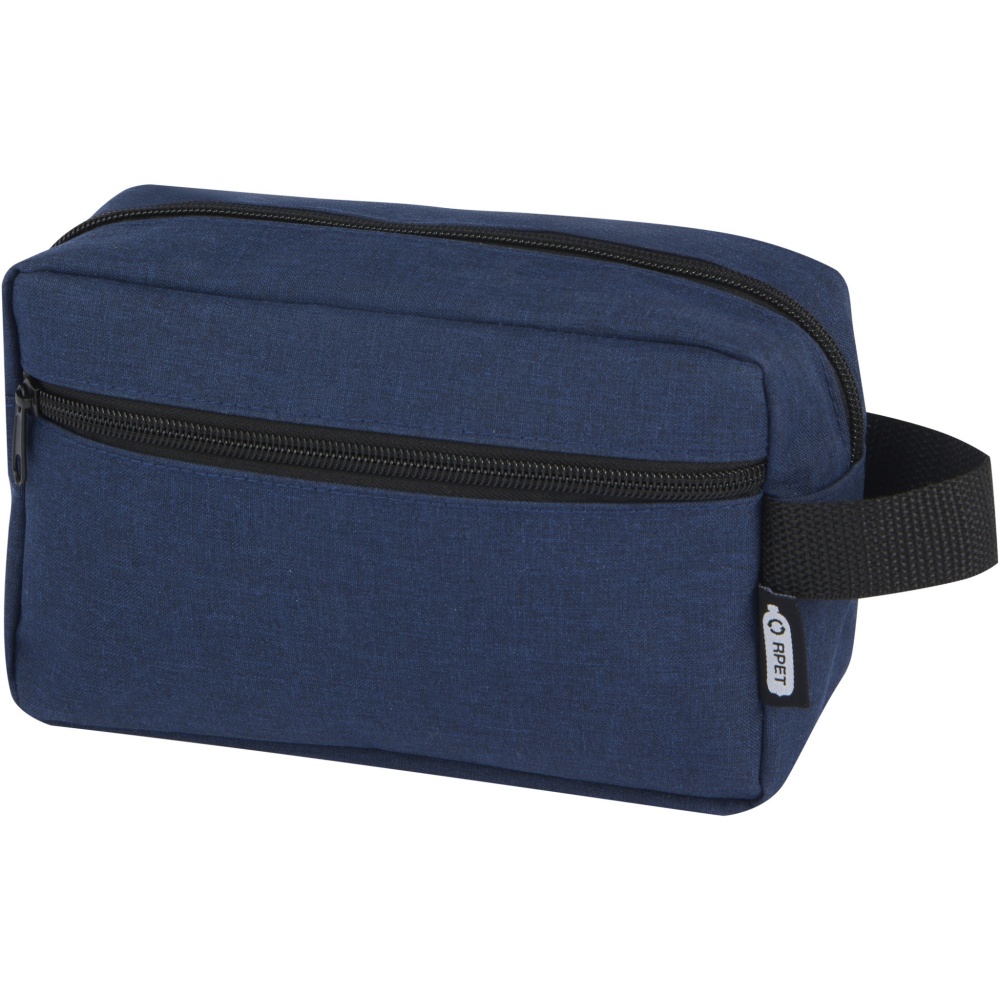Logo trade business gifts image of: Ross GRS RPET toiletry bag 1.5L