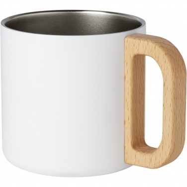 Logo trade promotional merchandise picture of: Bjorn 360 ml RCS certified recycled stainless steel mug with copper vacuum insulation