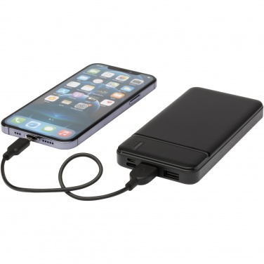 Logotrade promotional giveaways photo of: Loop 10.000 mAh recycled plastic power bank 