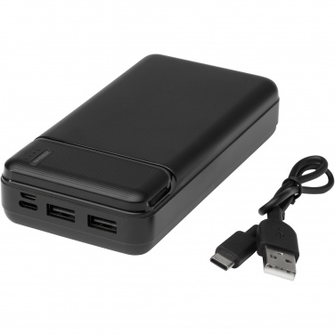 Logo trade promotional gifts image of: Loop 20.000 mAh recycled plastic power bank 