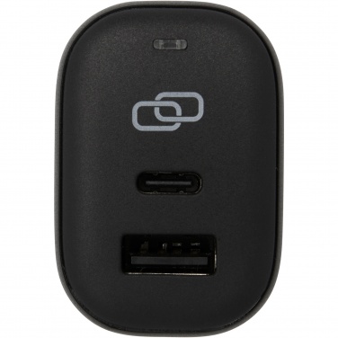 Logo trade promotional gifts picture of: ADAPT 25W recycled plastic PD travel charger