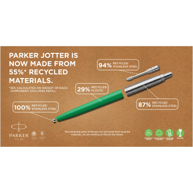 Logotrade promotional gift picture of: Parker Jotter Recycled ballpoint pen