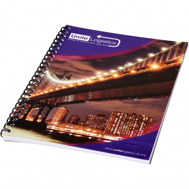 Logotrade business gifts photo of: Desk-Mate® A5 spiral notebook with printed back cover