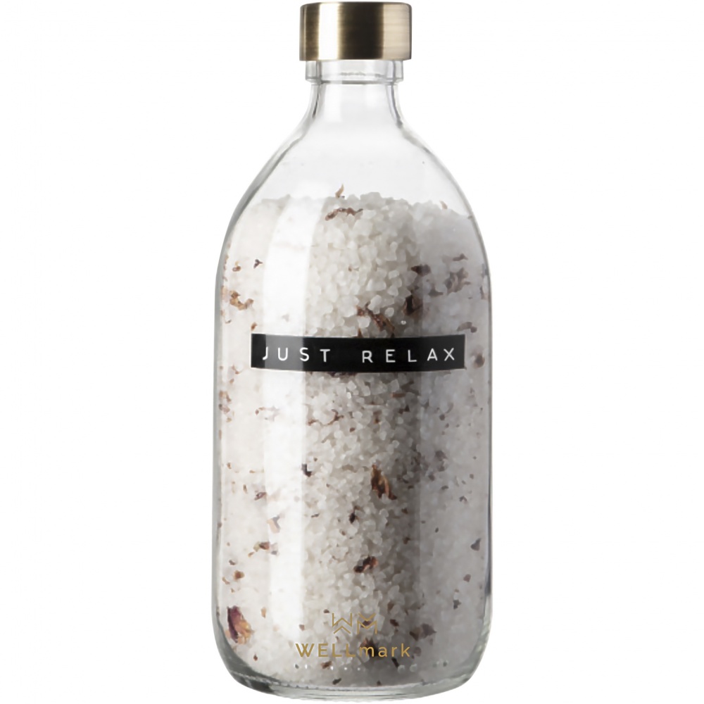 Logotrade promotional gift picture of: Wellmark Just Relax 500 ml bath salt - roses fragrance