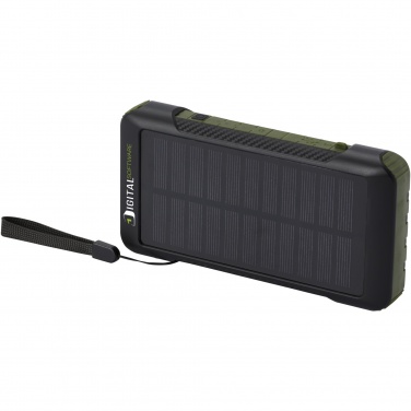 Logotrade promotional giveaway image of: Soldy 10.000 mAh RCS recycled plastic solar dynamo power bank 