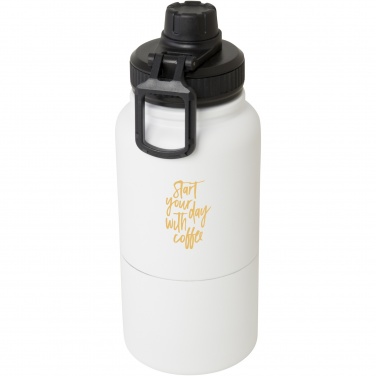 Logo trade promotional merchandise photo of: Dupeca 840 ml RCS certified stainless steel insulated sport bottle