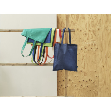 Logo trade promotional item photo of: Zeus GRS recycled non-woven convention tote bag 6L