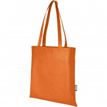 Logotrade promotional giveaway picture of: Zeus GRS recycled non-woven convention tote bag 6L
