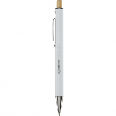 Logotrade promotional merchandise image of: Cyrus recycled aluminium ballpoint pen (blue ink)