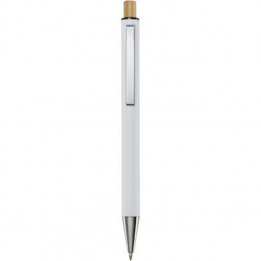 Logotrade promotional merchandise image of: Cyrus recycled aluminium ballpoint pen (blue ink)