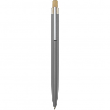 Logo trade corporate gift photo of: Nooshin recycled aluminium ballpoint pen  (blue ink)