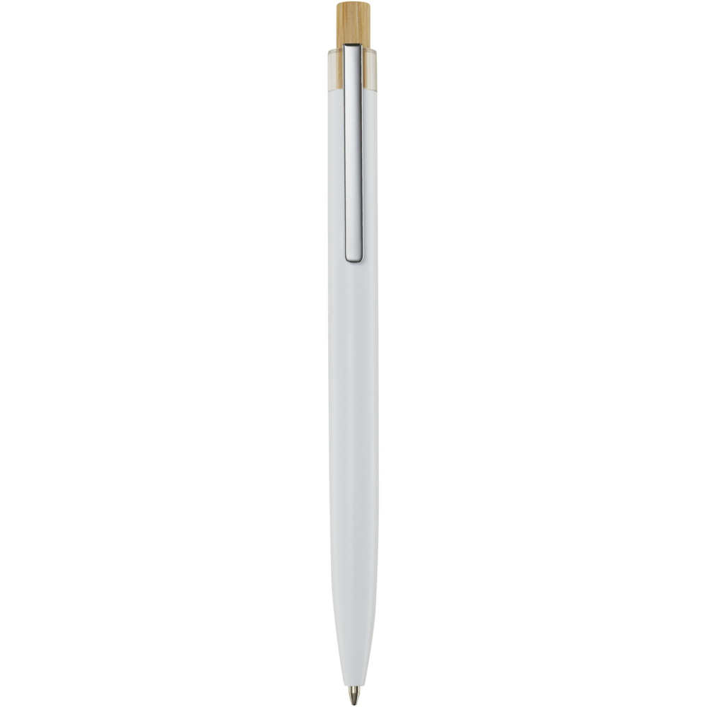 Logotrade promotional merchandise image of: Nooshin recycled aluminium ballpoint pen (black ink)