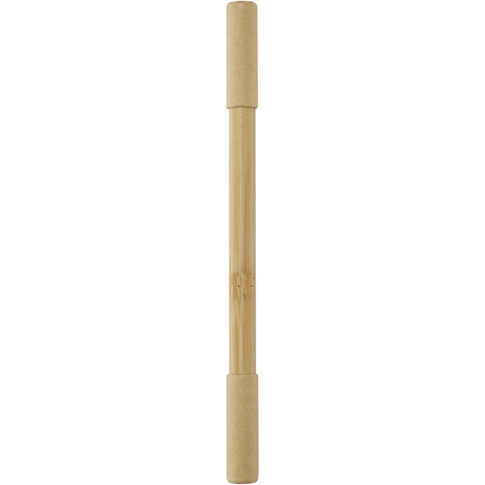 Logo trade promotional products picture of: Samambu bamboo duo pen